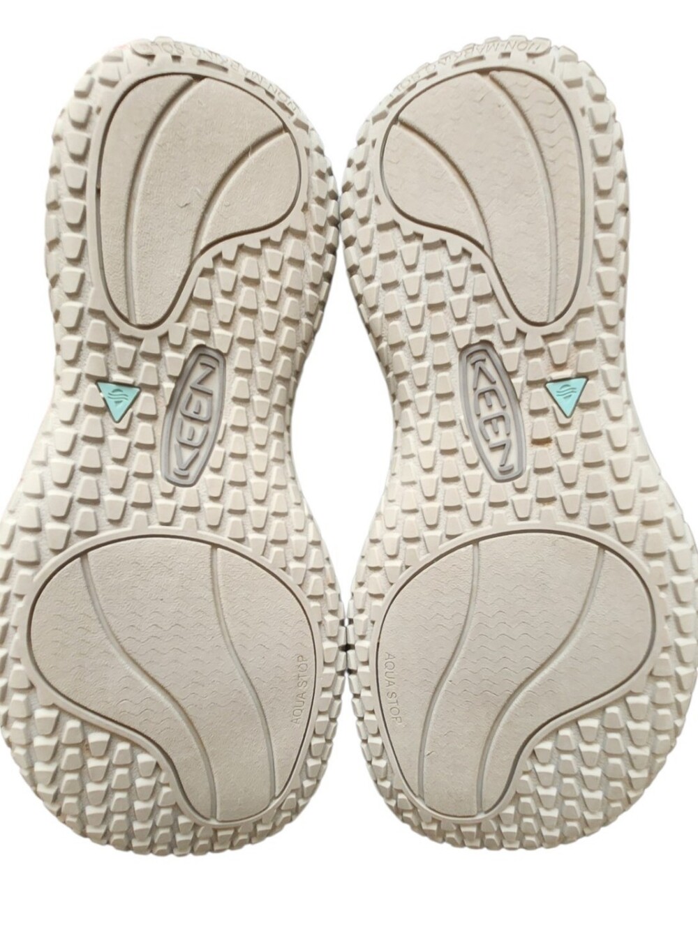 KEEN Whisper Waterproof Closed Toe Hiking Sandals Gray/Mint Green/Pink Size 9.5 - Picture 10 of 11